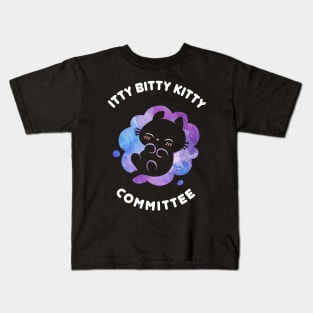 Itty Bitty Kitty Committee Dark Shirts Kids T-Shirt